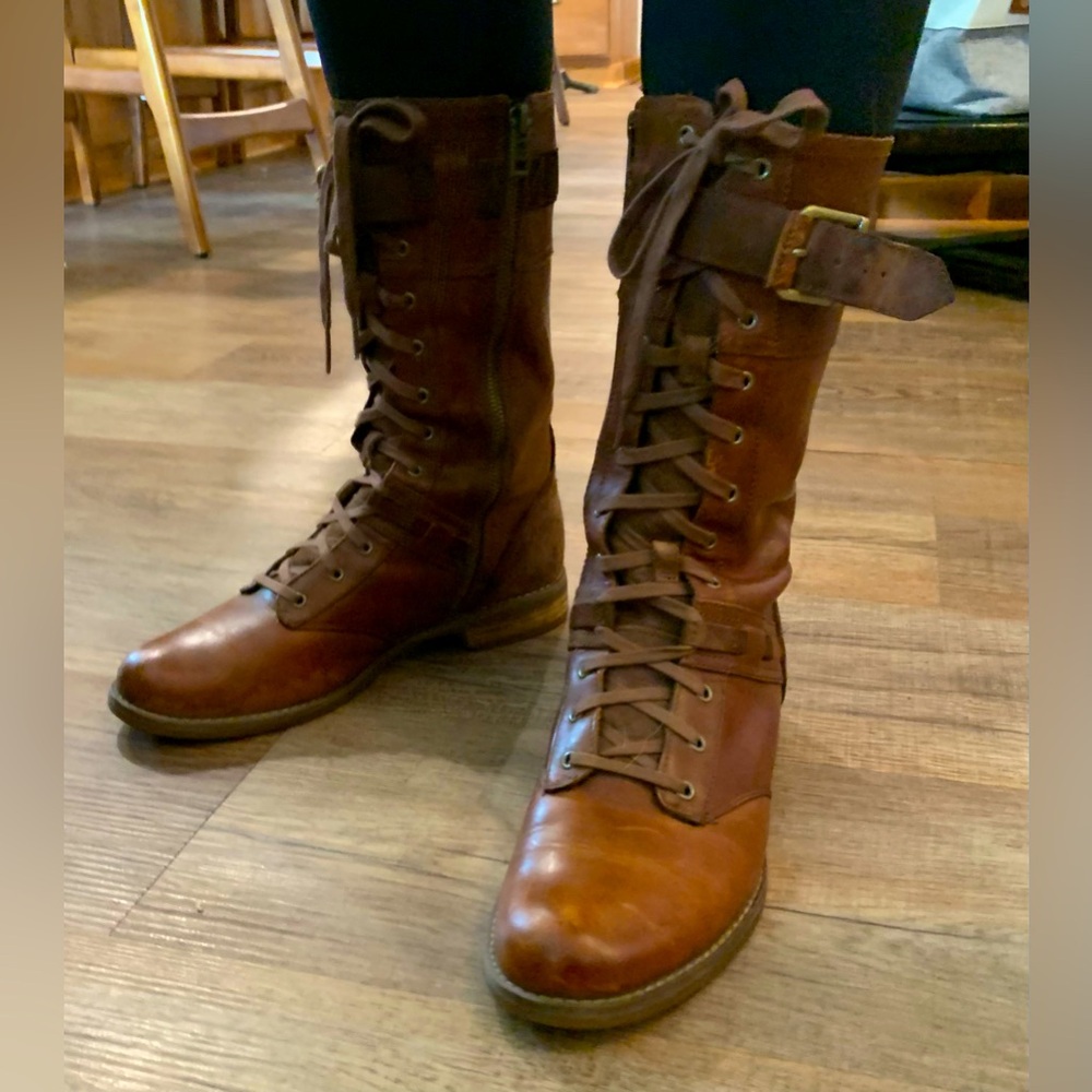Timberland lace up boots
